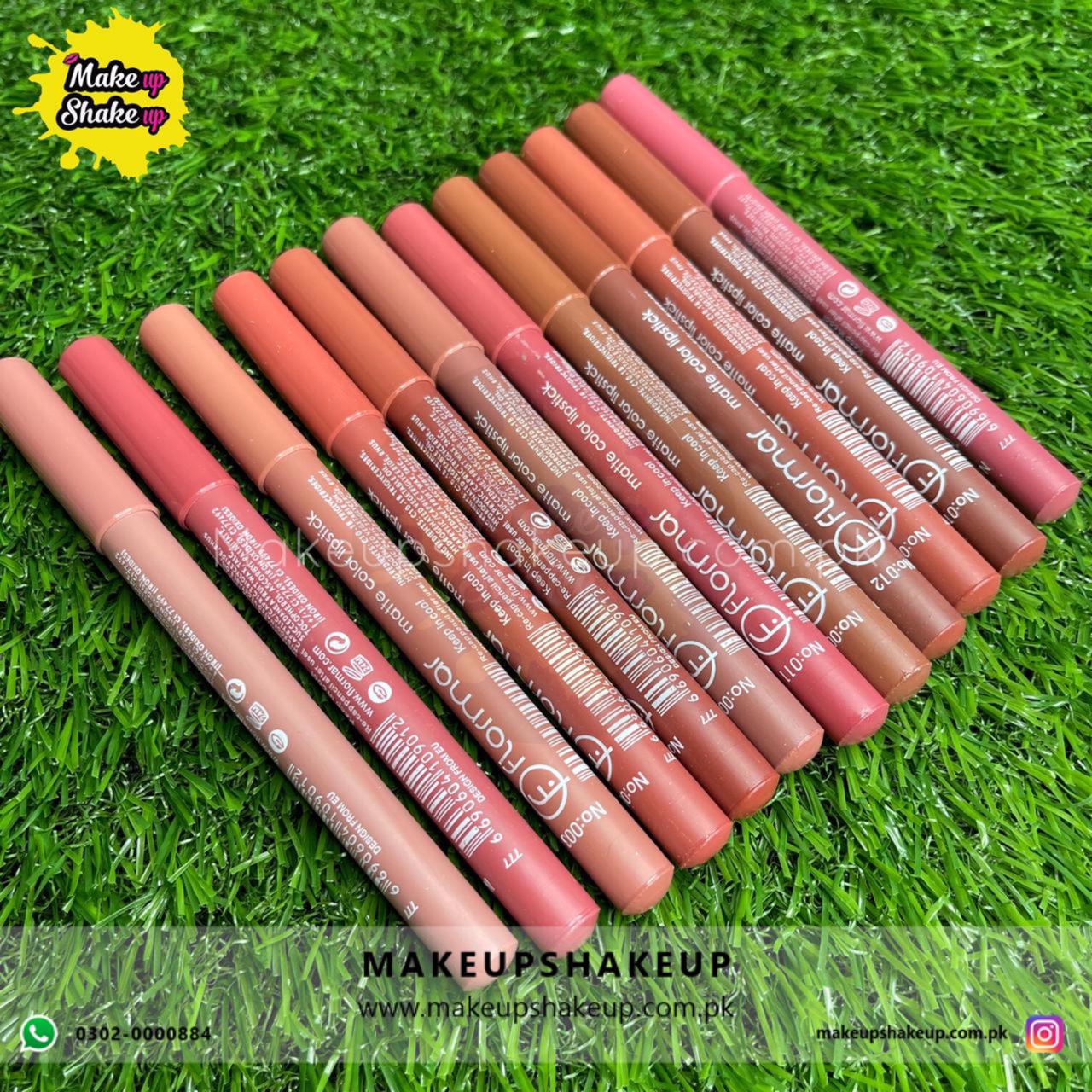 FLORMAR 12 COLORS LIP PENCILS