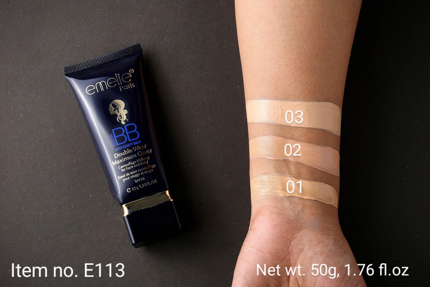 Emelie BB Cream Double Wear Maximum Cover